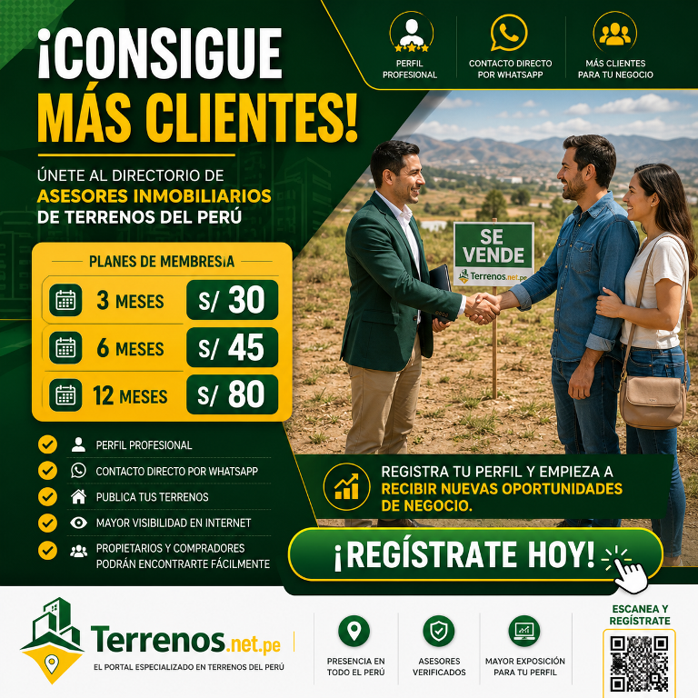 Ejemplo de landing page profesional para asesor inmobiliario